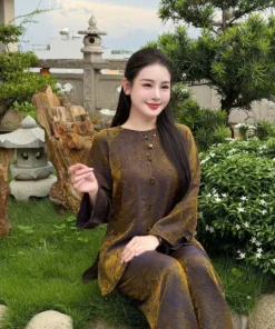 Bộ Quần Áo Đi Chùa Nữ An Nhiên,