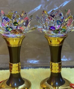 Đèn Hoa Sen Pha Lê HK02 (24cm)