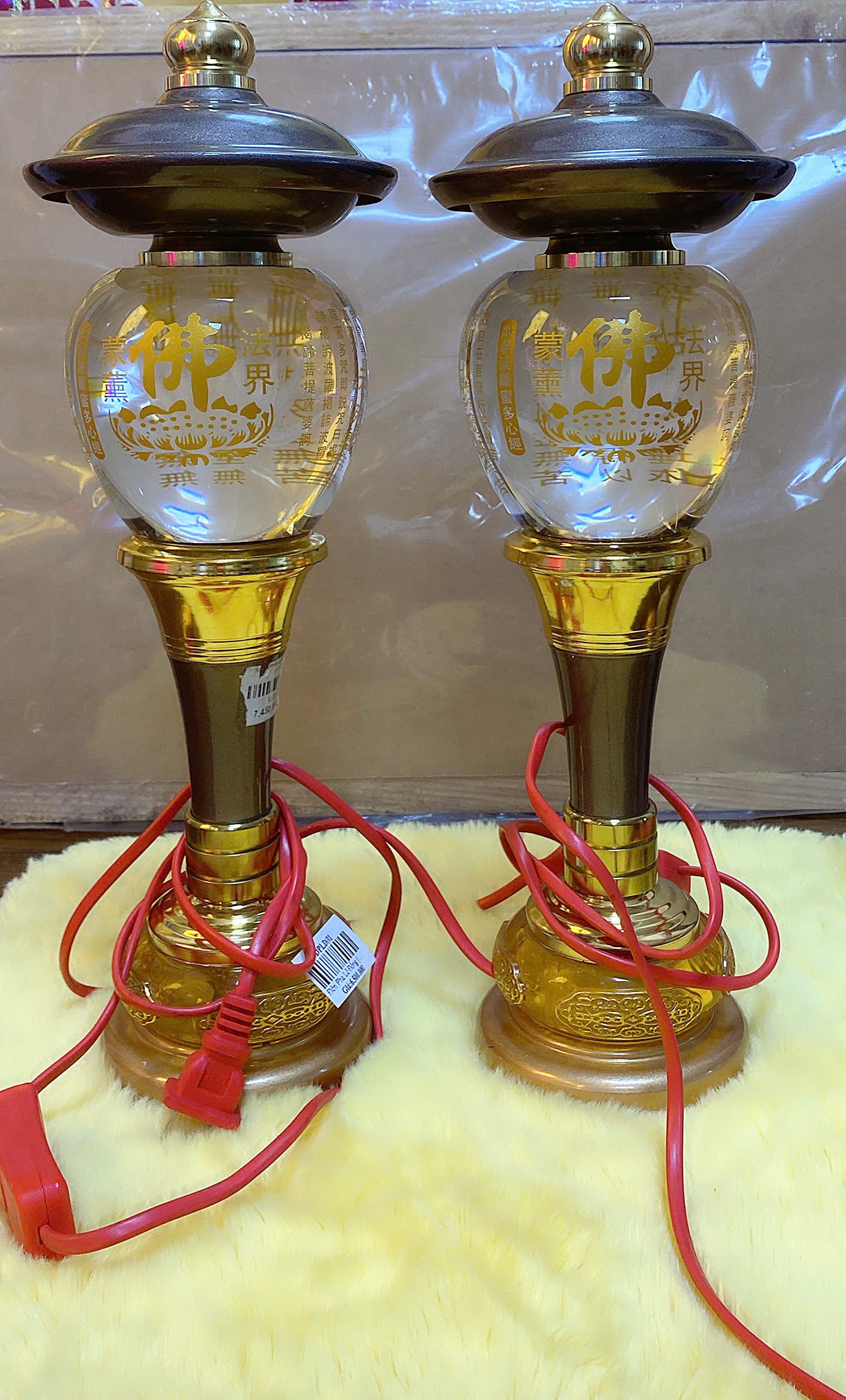 Đèn Pha Lê Đồng (36cm – 45cm)