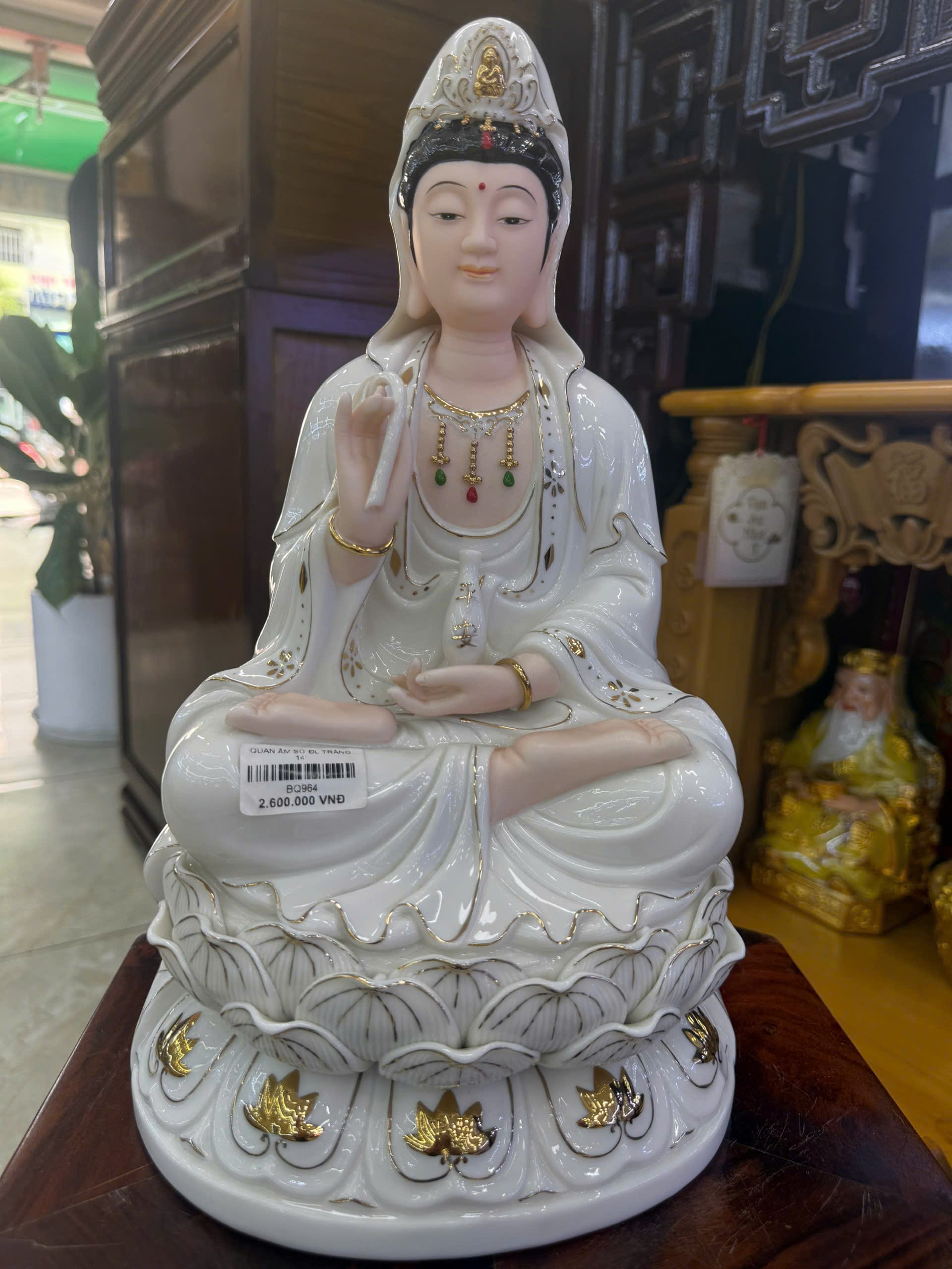 Quan Âm Sứ Đài Loan Trắng