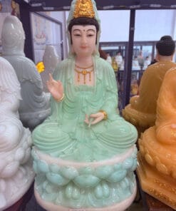 Quan Âm Bột Đá Xanh 19 Inch