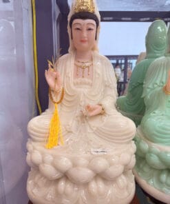 Quan Âm Đá Trắng 19 Inch