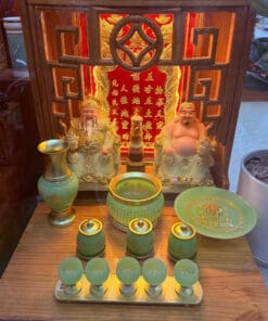 Tài Địa Đá Xanh Ngọc 12 Inch