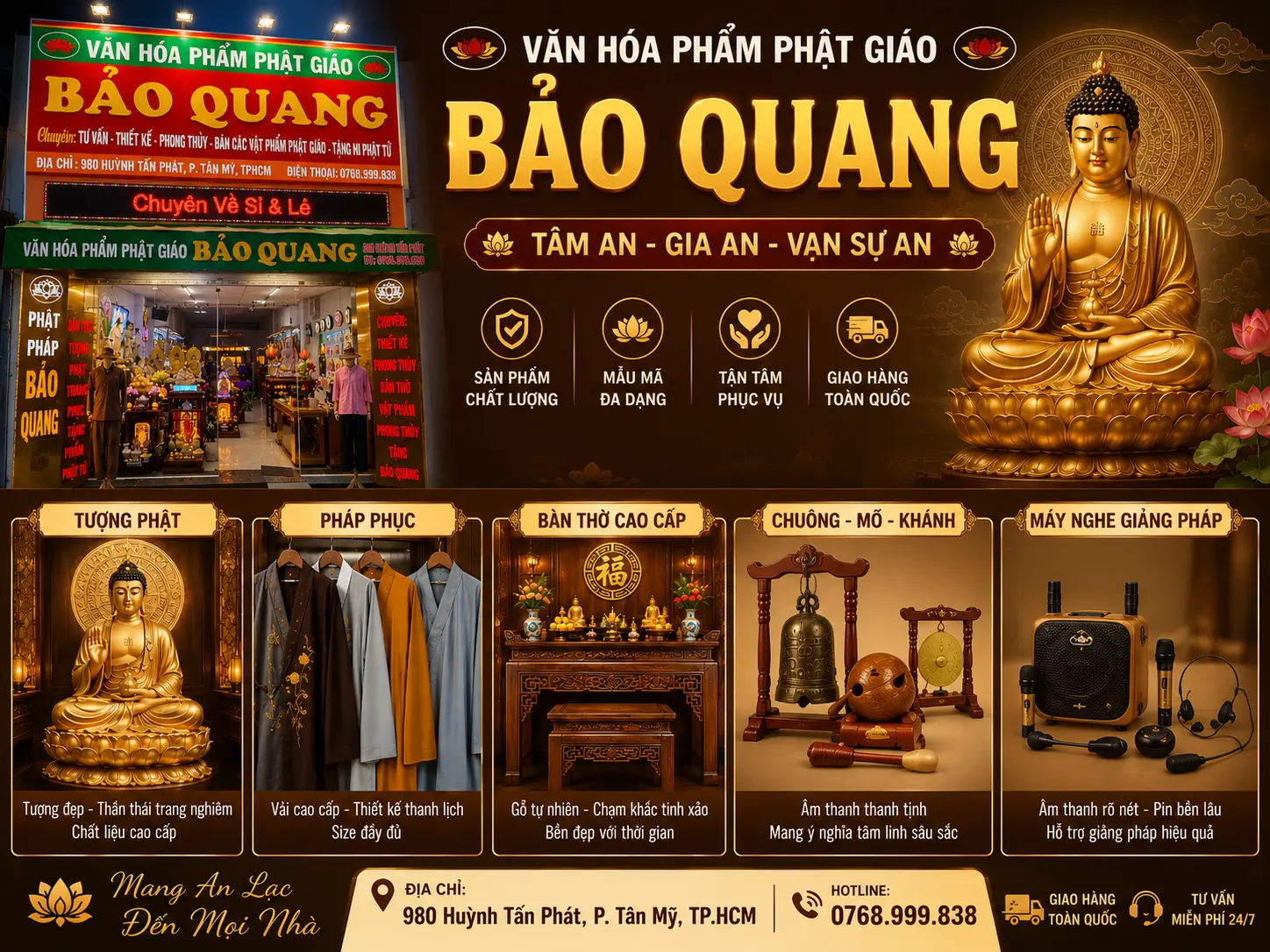 Văn hóa phẩm phật giáo bảo quang