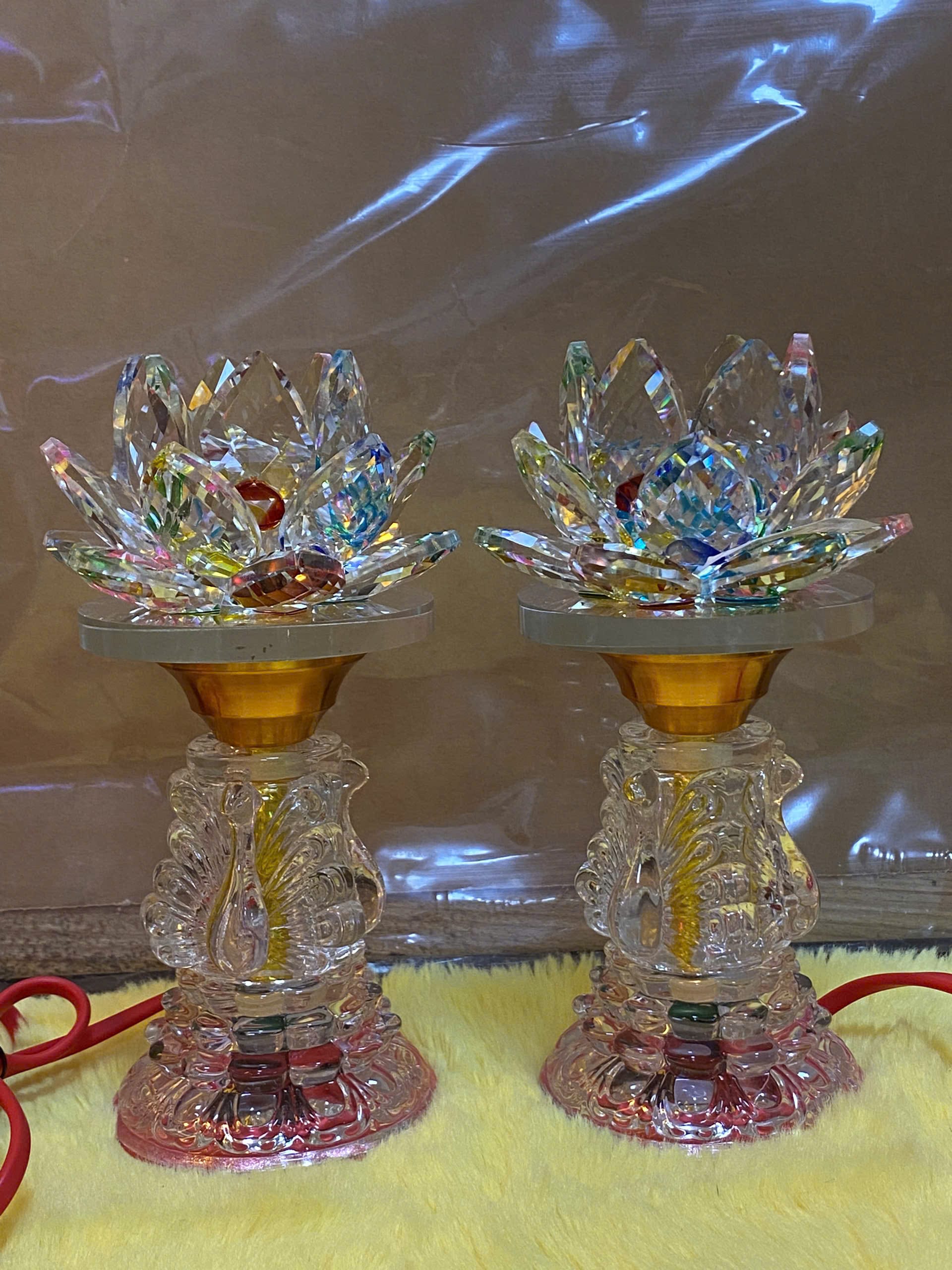 Đèn Pha Lê Hoa Sen PL260