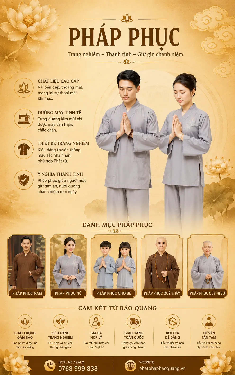 sản phẩm pháp phục